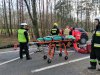 Wypadek samochodu osobowego w miejscowości Wyrąb Karwacki 11.03.2020r.